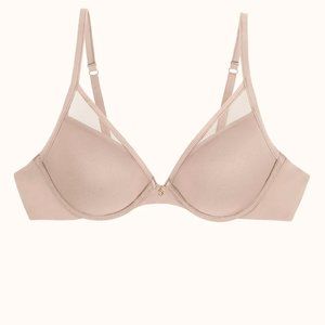24/7® Classic Uplift Plunge Bra, Taupe - Thirdlove - Nylon/Spandex,modelR 24/7®
